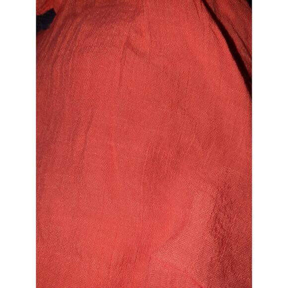 18/20W Cato peach plus size lightweight bell sleeve women's blouse #17 - Picture 5 of 6